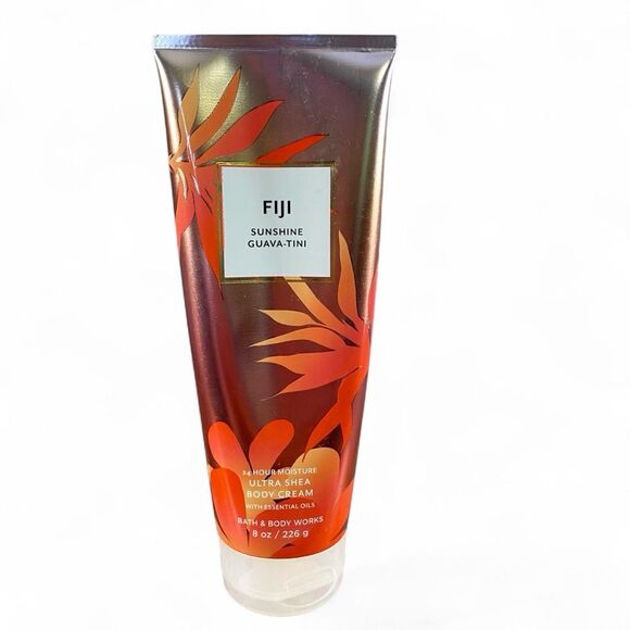 Bath Body Works Fiji Sunshine Guava Tini Body Cream 24hr Moisture Essential Oils - Picture 1 of 5